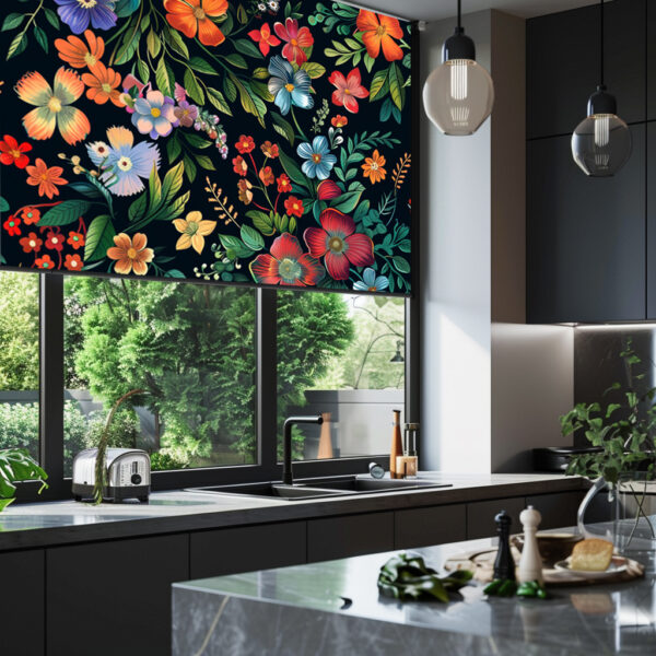 Floral Rollerblinds 1003