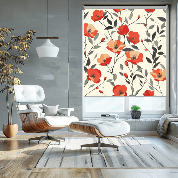 Floral Rollerblinds 1008