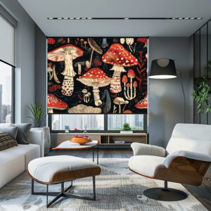 Mushroom Rollerblinds 1001