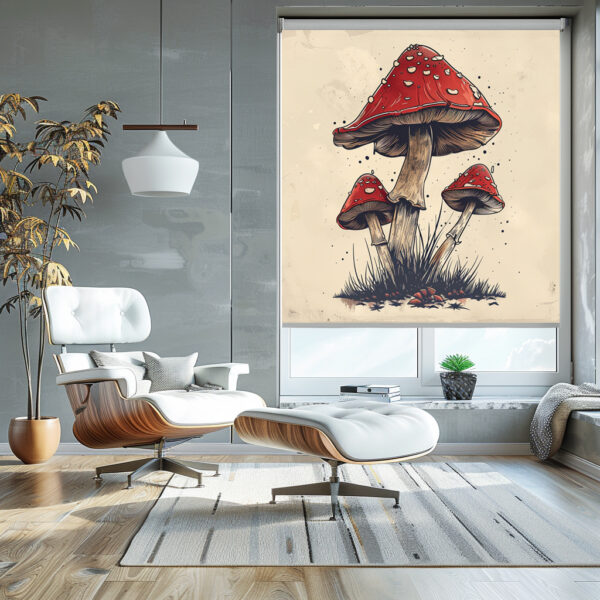 Mushroom Rollerblinds 1002