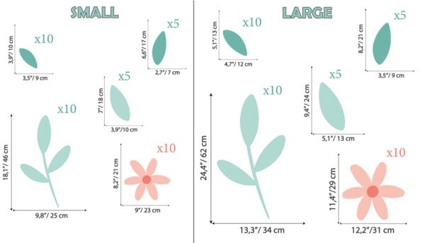Kids Floral Wall Sticker