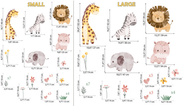 Kids Animal Wall Sticker