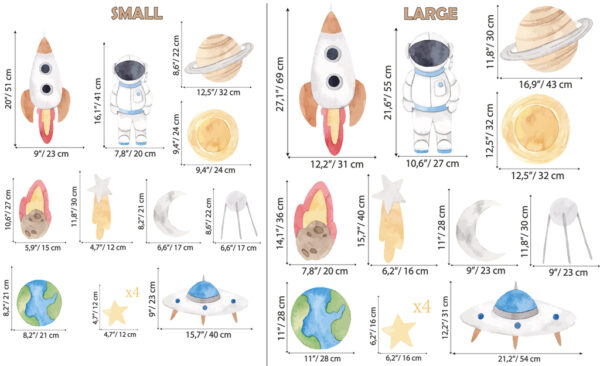 Kids Space Wall Sticker